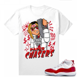 Jordan 11 Cherry shirts  White Paper Chasers Lil Durkio