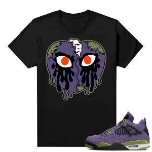 Jordan 4 Canyon Purple Matching Shirts Crying Heart