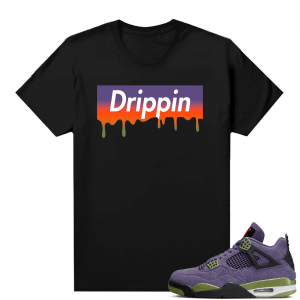 Jordan 4 Canyon Purple Matching Shirts Drippin Box