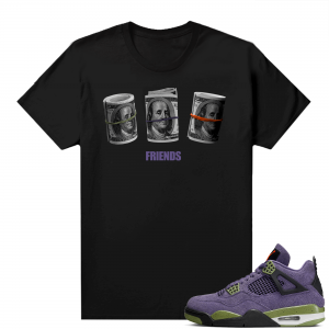 Jordan 4 Canyon Purple Matching Shirts Friends