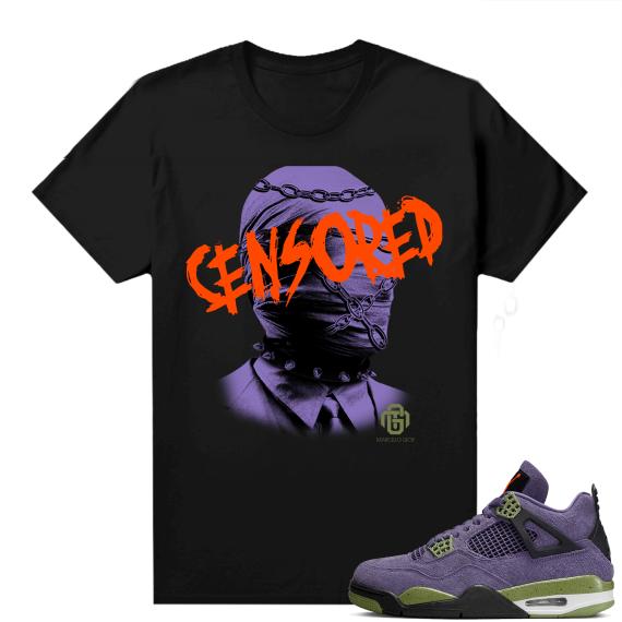 Jordan 4 Canyon Purple Matching Shirts Gior Censored