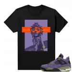 Jordan 4 Canyon Purple Matching Shirts Gior Death Over Dishonor