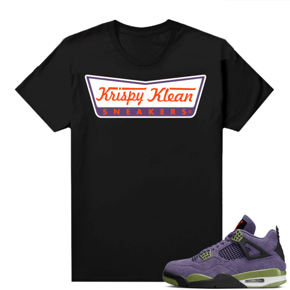 Jordan 4 Canyon Purple Matching Shirts Krispy Klean Sneakers