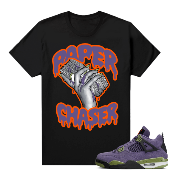 Jordan 4 Canyon Purple Matching Shirts Paper Chaser