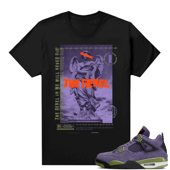 Jordan 4 Canyon Purple Matching Shirts Rebel