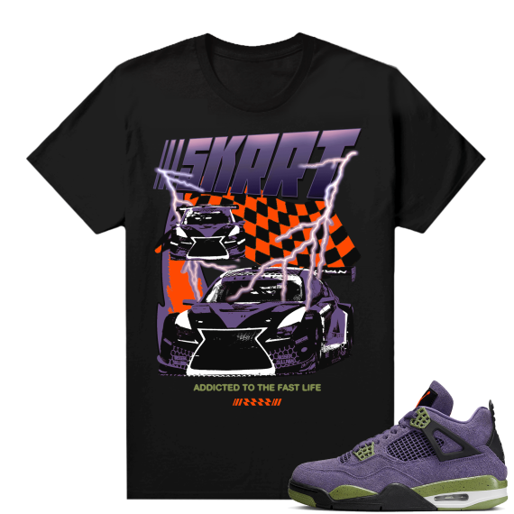 Jordan 4 Canyon Purple Matching Shirts SKRRRT