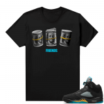 Jordan 5 Aqua shirts  Black Friends