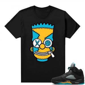 Jordan 5 Aqua shirts  Black Misfit Bart