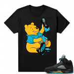 Jordan 5 Aqua shirts  Black New Shoe Drip