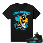 Jordan 5 Aqua shirts  Black On Sight