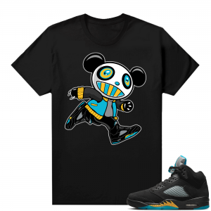 Jordan 5 Aqua shirts  Black Sneaker Panda