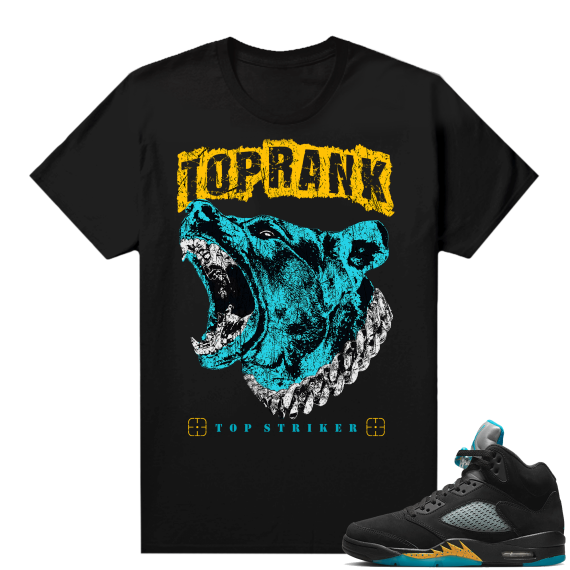 Jordan 5 Aqua shirts  Black Top Striker