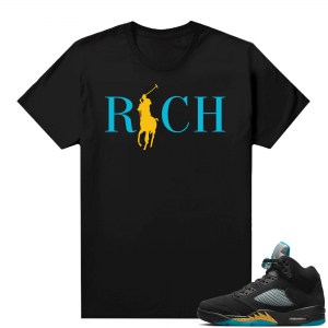 Jordan 5 Aqua shirts  Country Club Rich