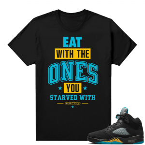 Jordan 5 Aqua shirts  EAT