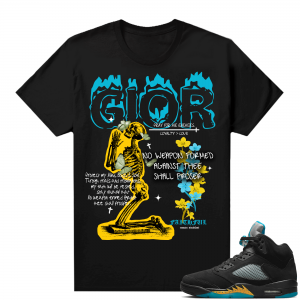 Jordan 5 Aqua shirts  Gior No Weapon