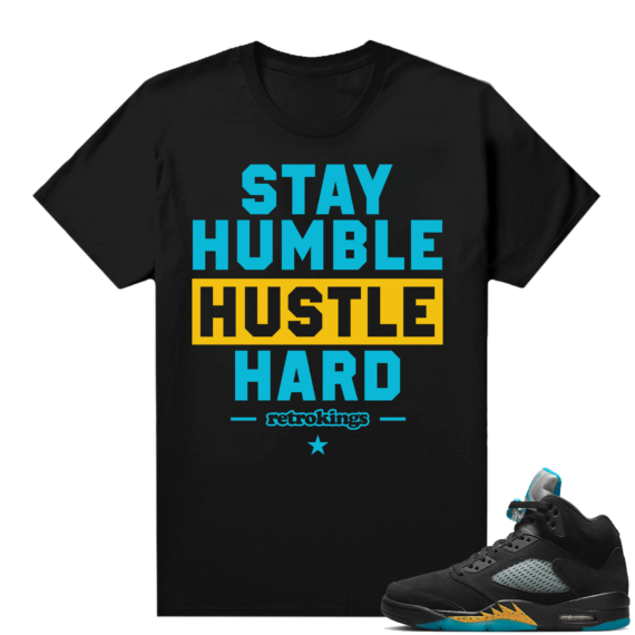 Jordan 5 Aqua shirts  Humble