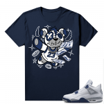 Midnight Navy 4s Shirts  Tee Navy Bearvana