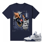 Midnight Navy 4s Shirts  Tee Navy By Any Means