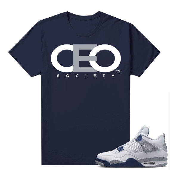 Midnight Navy 4s Shirts  Tee Navy CEO