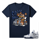 Midnight Navy 4s Shirts  Tee Navy Cashin Out Bear