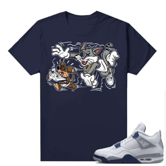 Midnight Navy 4s Shirts  Tee Navy Finessed