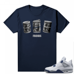 Midnight Navy 4s Shirts  Tee Navy Friends