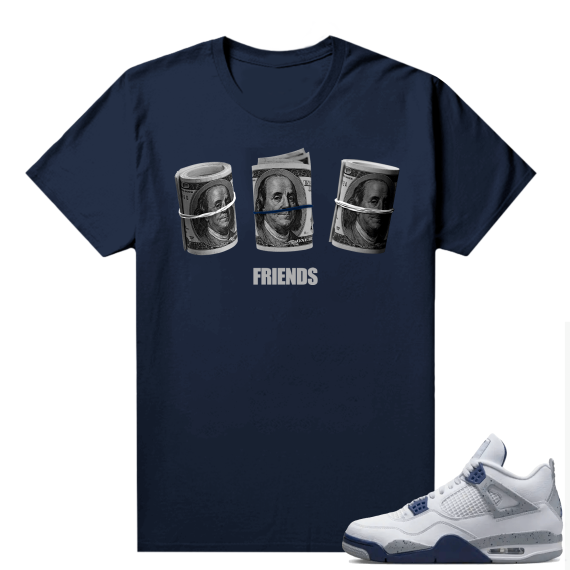 Midnight Navy 4s Shirts  Tee Navy Friends