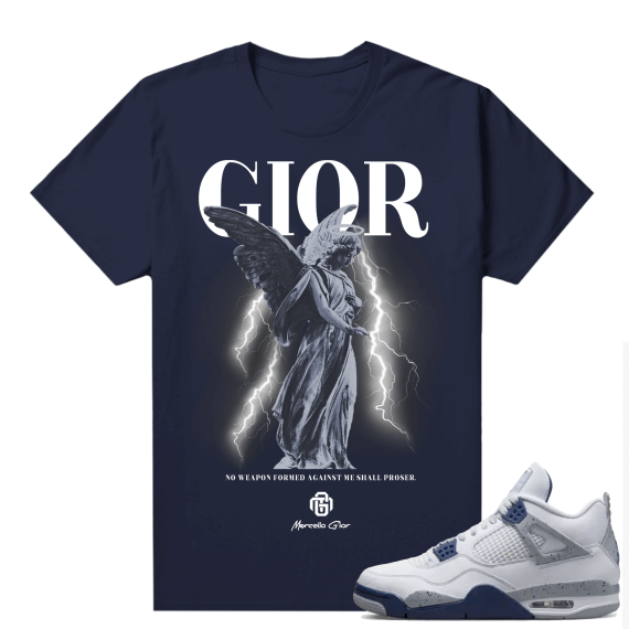 Midnight Navy 4s Shirts  Tee Navy Gior No Weapon