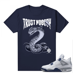 Midnight Navy 4s Shirts  Tee Navy Gior Trust Nobody