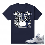 Midnight Navy 4s Shirts  Tee Navy Heartless Bear