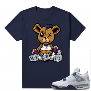 Midnight Navy 4s Shirts  Tee Navy Misfit Teddy