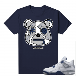 Midnight Navy 4s Shirts  Tee Navy Misunderstood Bear