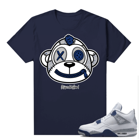 Midnight Navy 4s Shirts  Tee Navy Misunderstood Monkey