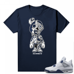 Midnight Navy 4s Shirts  Tee Navy Nuwave Bear Anatomy