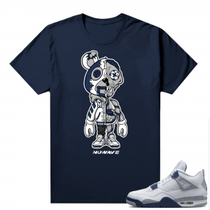 Midnight Navy 4s Shirts  Tee Navy Nuwave Bear Anatomy