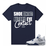 Midnight Navy 4s Shirts  Tee Navy Shoe Contact