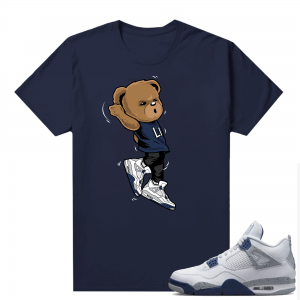 Midnight Navy 4s Shirts  Tee Navy Shootin Bear