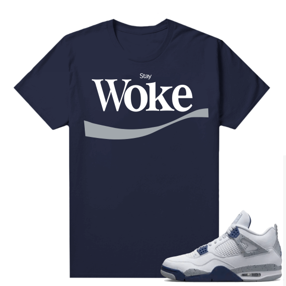 Midnight Navy 4s Shirts  Tee Navy Stay Woke