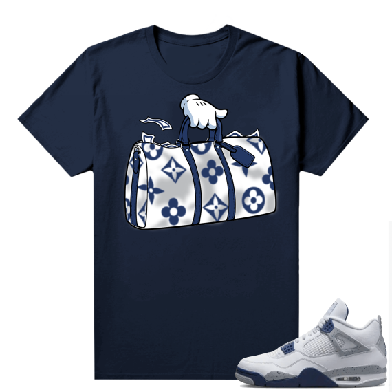 Midnight Navy 4s Shirts  Tee Navy The Bag