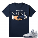 Midnight Navy 4s Shirts  Tee Navy Trust None